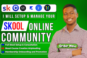setup skool online course community skool community manager ghl automation crm