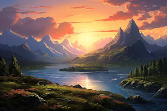 design detailed fantasy landscapes