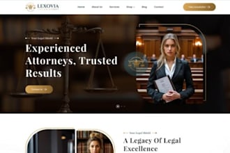 design lawyer website, lawfirm legal website and attorney lawyer website