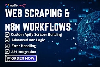 build apify scrapers n8n workflows for data extraction and api integration