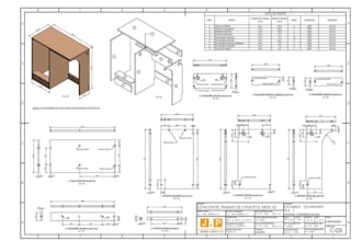 design 3d DIY woodworking kitchen cabinets and  joinery shop drawings