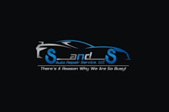 make magnificent logo for auto repair service llc