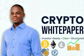 write and design investor ready crypto whitepapers