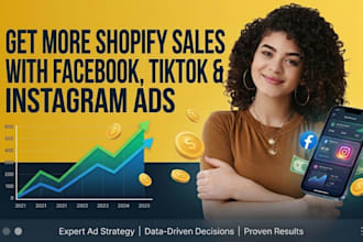 manage your shopify website, marketing, ads campaign and seo  shopify marketing
