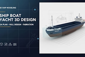 design redesign 3d ship boat yacht models ga plans hull fabrication design
