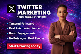 super grow organic your x followers with twitter x marketing and x promotion