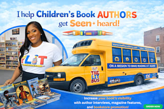 promote your book with custom marketing and publicity