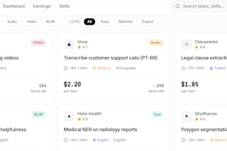 ai training data marketplace, data labelling marketplace, annotation marketplace