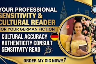 beta read your german fiction for cultural accuracy and authenticity