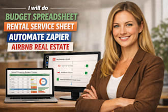 do budget spreadsheet rental service sheet automate zapier airbnb real estate