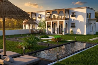 create realistic 3d interior render using 3ds max