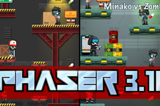 develop a real time multiplayer HTML5 game using phaser 3 and websockets
