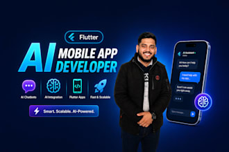 develop ai mobile app, chatbot and ai integration using flutter