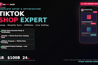 setup and optimize your tiktok shop shopify sync and affiliate program