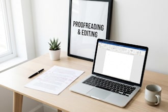 provide professional proofreading and editing for error free writing
