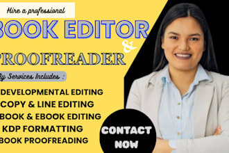 developmental book editing, fantasy novel proofread memoir book editor