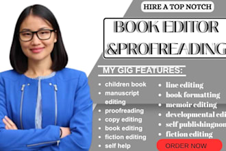 developmental book editing, fantasy novel proofread memoir book editor