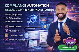 build n8n compliance automation regulatory monitoring and ai risk assessment