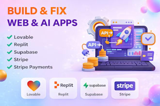fix or deploy lovable apps with replit, supabase, and stripe integrations