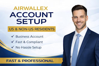setup and verify your airwallex business account for US and non US resident