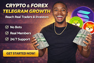 get 100k active forex traders, telegram promotion telegram sub telegram scrapper
