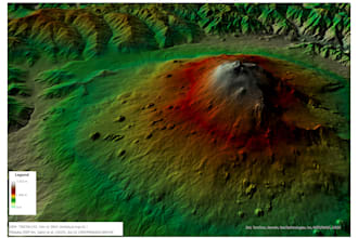 create 3d terrain visualisation and dem analysis using arcgis pro and qgis