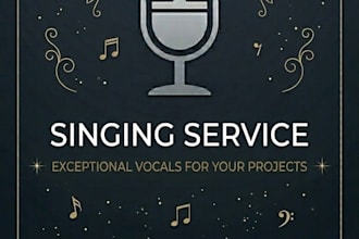 je serai votre chanteuse feminine en anglais ou en francais