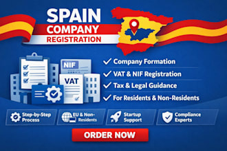 do spain company registration, vat, nif for residents and non residents