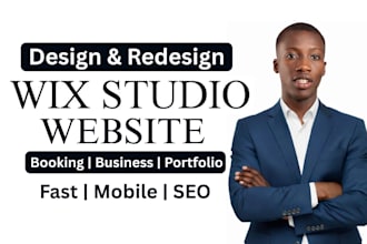 wix studio website design wix studio website redesign wix studio wix expert wix