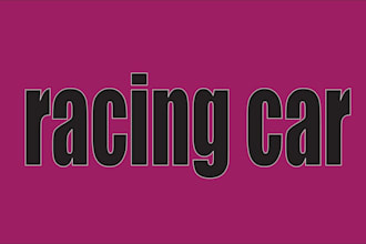 design a high performance racing car and sports car wrap