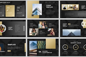 do corporate presentation, modern powerpoint presentation, business pitch deck