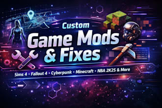create, install and manage mods for sims 4, fallout, cyberpunk, nba 2k and more