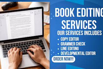 edit, proofread and copy edit your manuscript