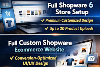 build a high converting shopware ecommerce website for your businesses