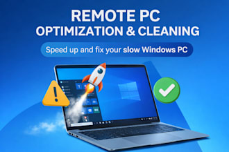 speed up your slow windows PC remotely
