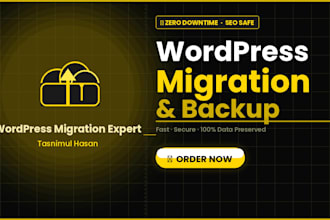 migrate wordpress website clone transfer and backup to new host or domain
