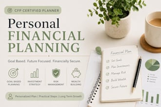 create a personalised financial plan and investment strategy