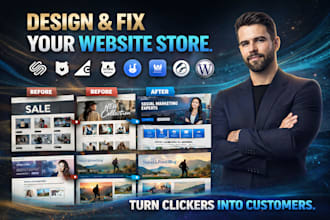 design redesign fix big cartel bigcommerce website shift4shop squarespace store