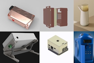 3d product design enclosure design, 3d model prototype, device casing solidworks