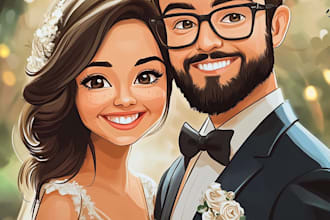 draw your couple caricature
