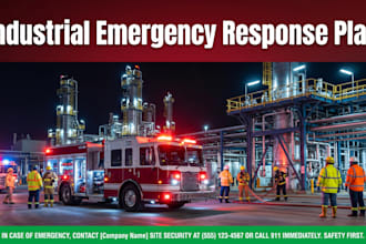 develop a complete industrial emergency response plan for your plant