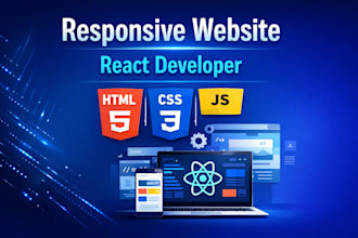 build responsive website porfolio website, landing page