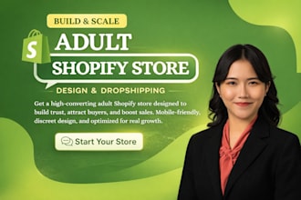 design adult shopify store adult toy store lingerie shopify dropshipping store