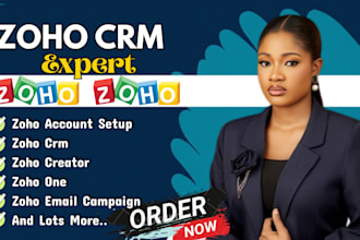 be zoho expert setup zoho crm zoho one zoho email campaign