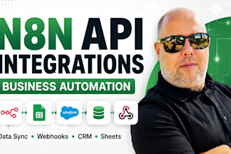 build n8n API integrations, data sync, and business workflow automation