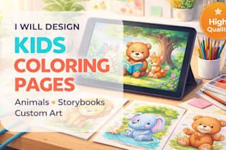 design unique kids coloring sheets