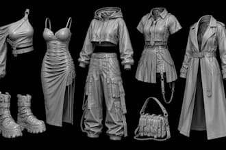 create realistic 3d garments clothing in clo 3d marvelous designer second life