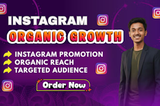 grow your instagram with organic promotion