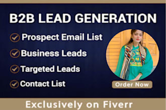 targeted b2b lead generation and email list building prospect lead list