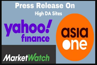 publish backlinks, guest post and crypto press release on yahoo finance site